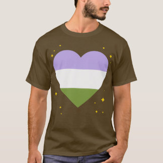 genderqueer pride heart T-Shirt