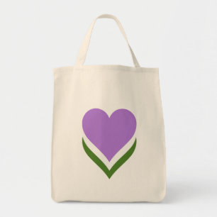 Genderqueer pride hearts  tote bag