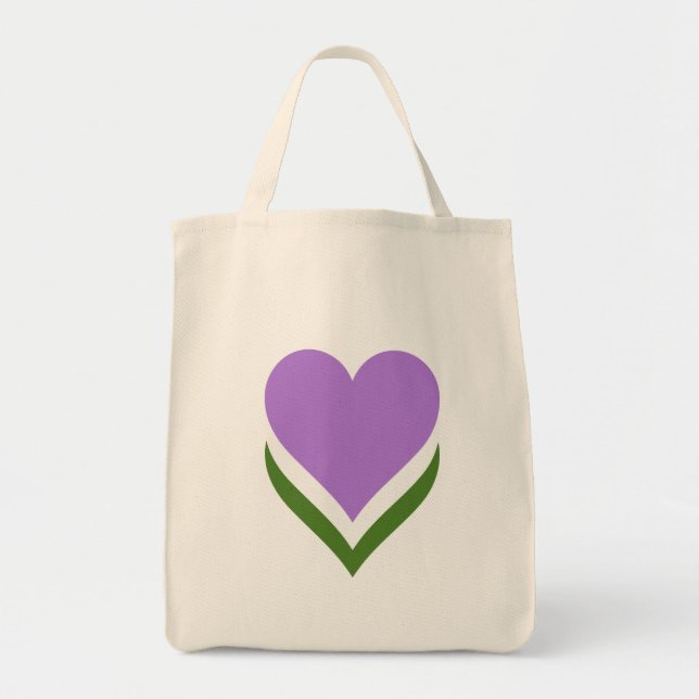 Genderqueer pride hearts  tote bag (Front)