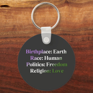 Genderqueer Pride - Key Ring