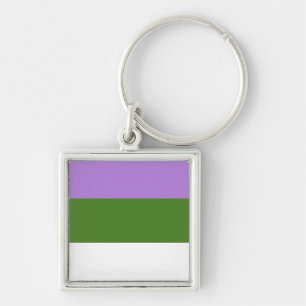 GENDERQUEER PRIDE KEY RING