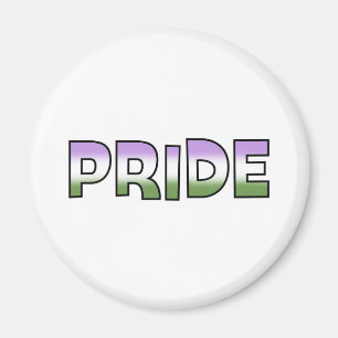 Genderqueer Pride Magnet