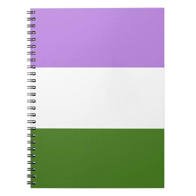 Genderqueer Pride Notebook (Front)