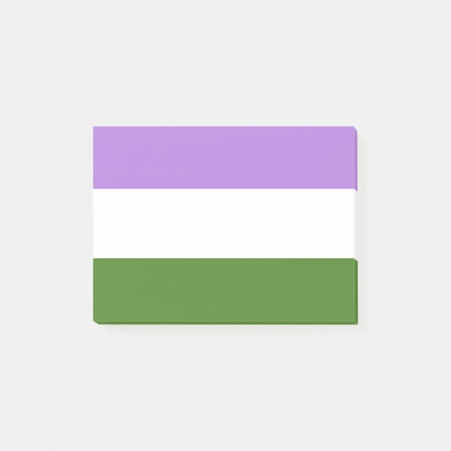 Genderqueer Pride Post-it Notes (Front)