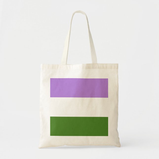 Genderqueer Pride Tote Bag (Front)