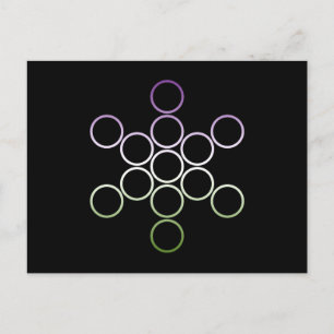 genderQueer sacred circles Postcard