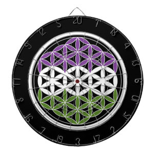 genderQueer sacred geometry Dartboard