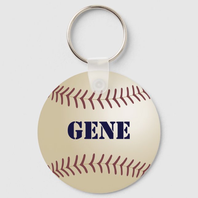 Gene Baseball Keychain by 369MyName (Front)