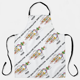 Gene-Culture Coevolution Inside DNA Replication Apron