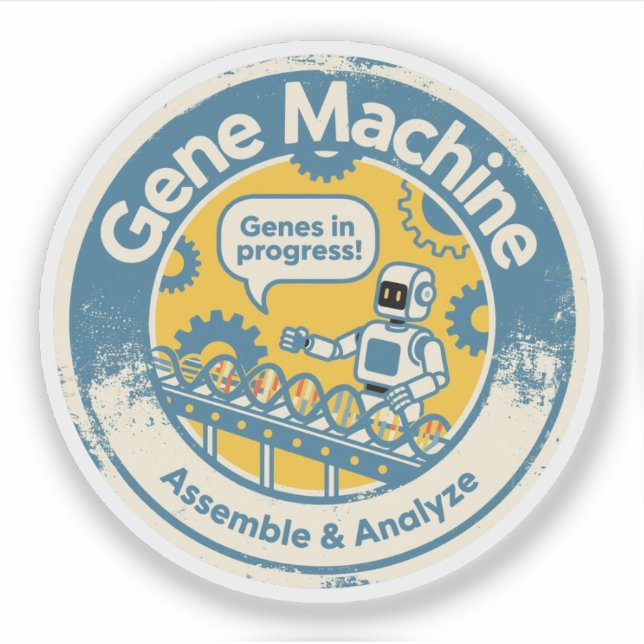 Gene Machine Assembling the Future Bioinformatics (Front)