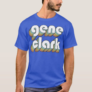 Gene Retro Rainbow Typography Faded Style T-Shirt