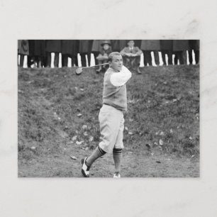 Gene Sarazen, 1922 Postcard