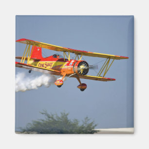 Gene Soucy performing aerobatics in Grumman Magnet