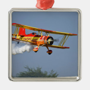 Gene Soucy performing aerobatics in Grumman Metal Tree Decoration