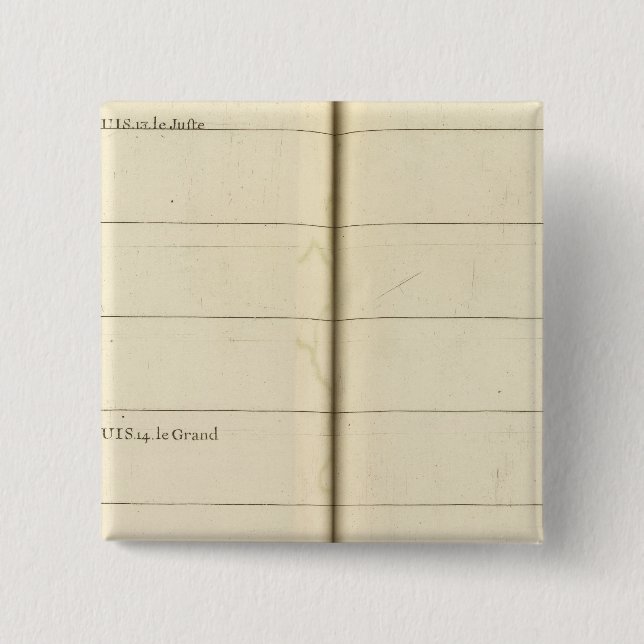 Genealogical Table, France 2 15 Cm Square Badge (Front)