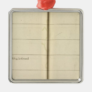 Genealogical Table, France 2 Metal Tree Decoration