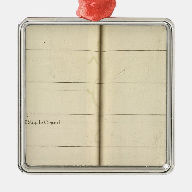 Genealogical Table, France 2 Metal Tree Decoration (Front)