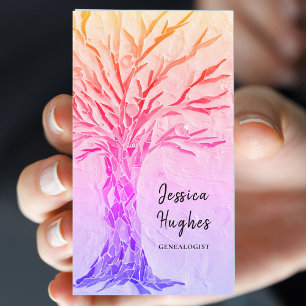 Genealogist Family History Family Tree Business Card