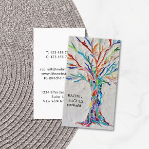 Genealogist Family Tree Business Card