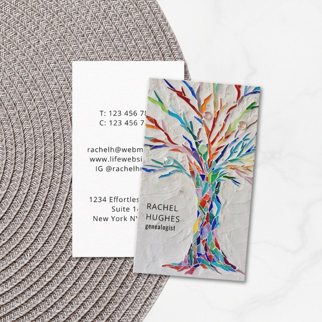Genealogist Family Tree Business Card (Creator Uploaded)