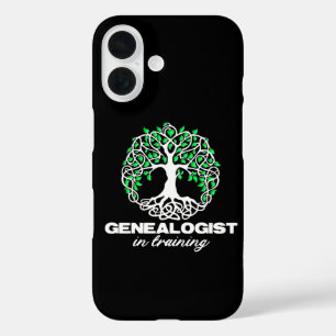 Genealogist In Training Funny Genealogy Tree Gifts iPhone 16 Case