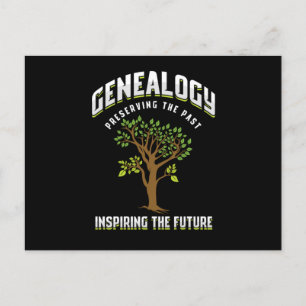 Genealogist Preserving The Family Tree Gift Postcard