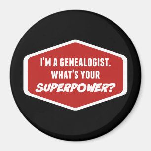 Genealogist Superpower Magnet