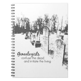Genealogists Spiral Bound Notebook