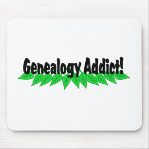Genealogy Addict Mousepad Mousemat