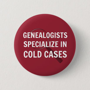Genealogy Button (Red)