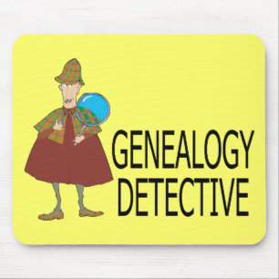 Genealogy Detective Mouse Pad