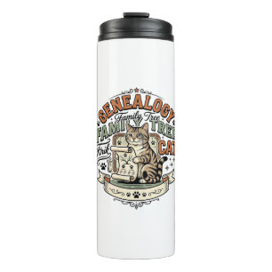 Genealogy Family Tree Cat Genealogy Family Tree Ca Thermal Tumbler