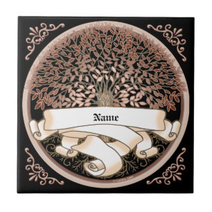 Genealogy Family Tree Surname custom tile