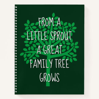 Genealogy From A Little Sprout Notebook