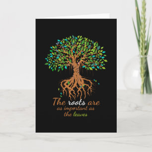 Genealogy Important as Leaves Dna Family Card