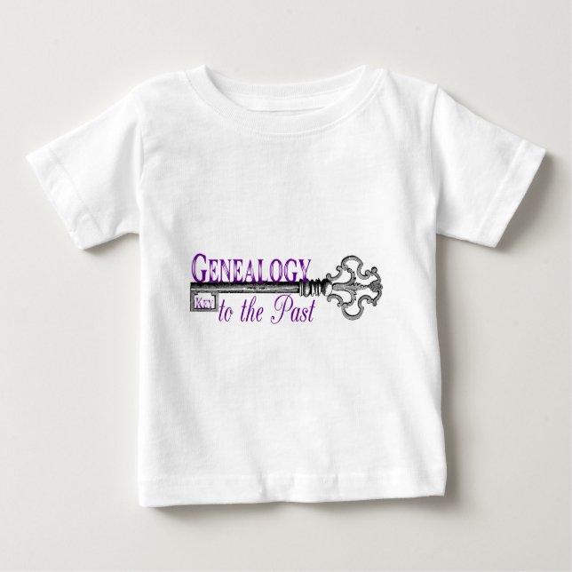 Genealogy Key to Past Baby T-Shirt (Front)
