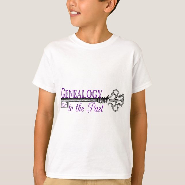 Genealogy Key to Past T-Shirt (Front)