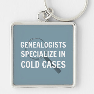 Genealogy Keychain (Blue)