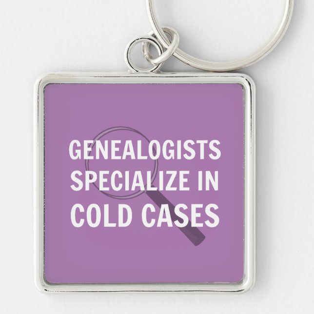 Genealogy Keychain (Purple) (Front)
