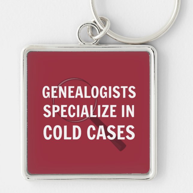Genealogy Keychain (Red) (Front)