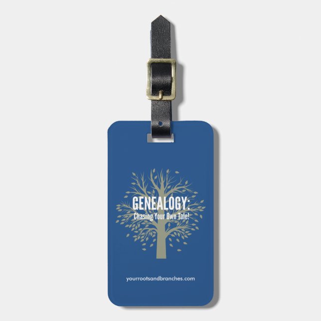 Genealogy Luggage Tags (Front Vertical)