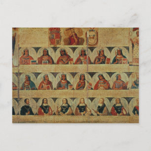 Genealogy of the Inca rulers and their Spanish Postcard