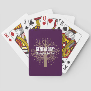 Genealogy Playing Cards (Purple)