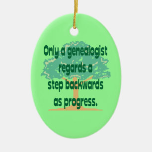 Genealogy Progress Ornament