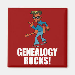 Genealogy Rocks Magnet