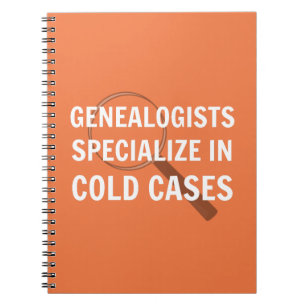 Genealogy Spiral Bound Notebook (Orange)