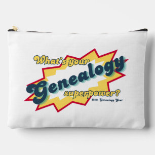 Genealogy Superpower Accessory Pouch