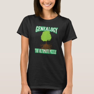 Genealogy The Ultimate Puzzle Family Tree T-Shirt