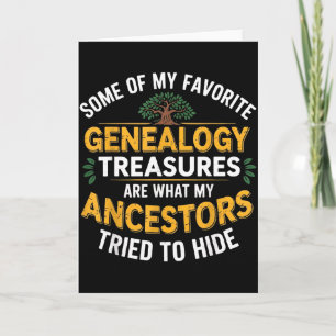 Genealogy Treasures Genetic Genealogist Ancestor G Card
