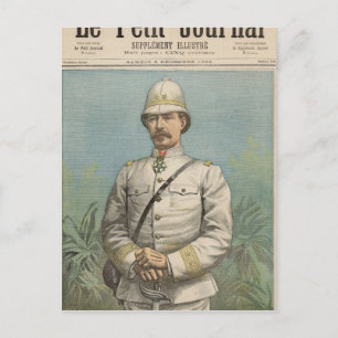 General Alfred Amedee Dodds  in Dahomey Postcard